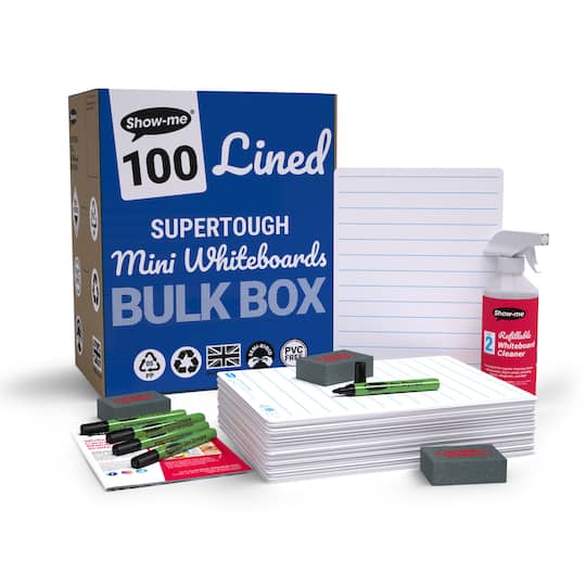 Show-me® Lined/Plain Lapboards Bulk Box Set